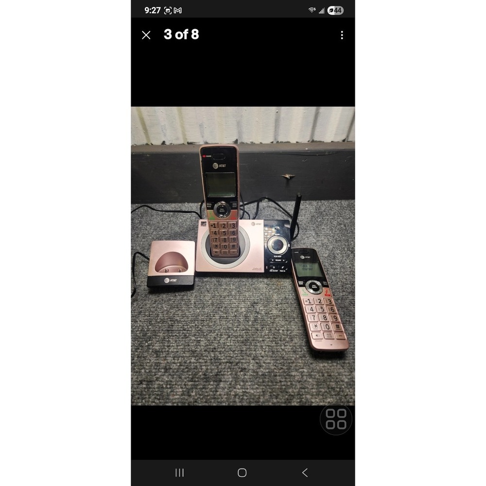 AT&T CL83207 ‎ 2 Handset Answering System Phone Smart Call Blocker